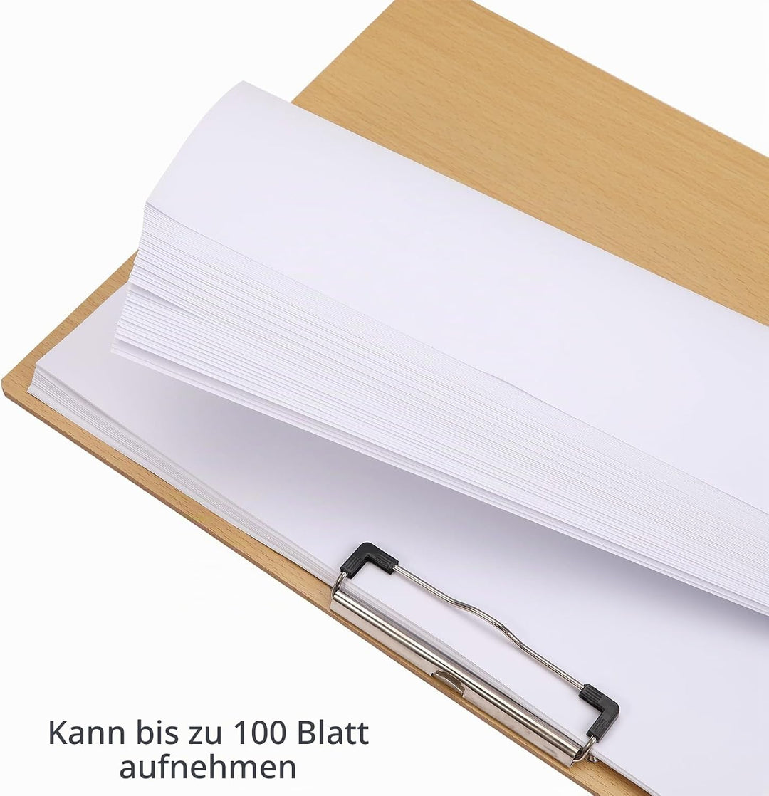 2er Klemmbrett Querformat Extra Gross, 11x17 Zoll Klemmbrett Querformat Grösse Holz Clipboard zum Au