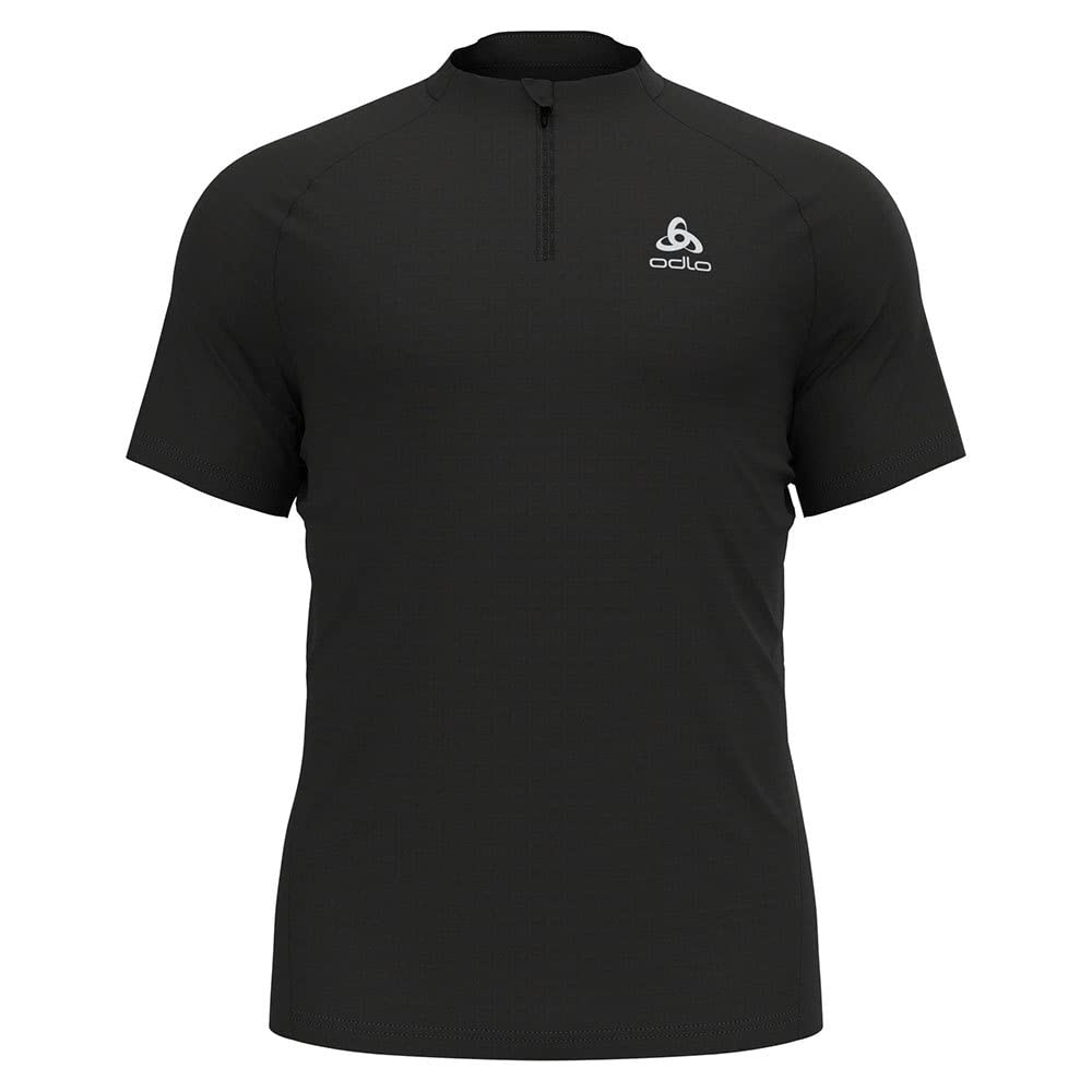 Odlo Herren Essentials_313802 Kurzarm Laufshirt (1er Pack) XL Schwarz, XL Schwarz
