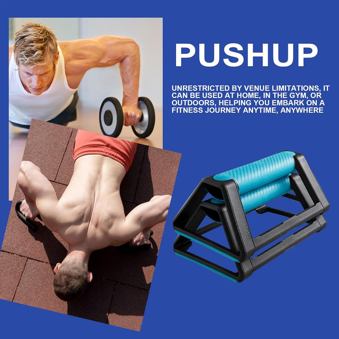 Herren-Pushup-Ständer, rutschfeste Fitness-Struktur, 19 x 10 x 7 cm, robust und leicht, Armtrainings