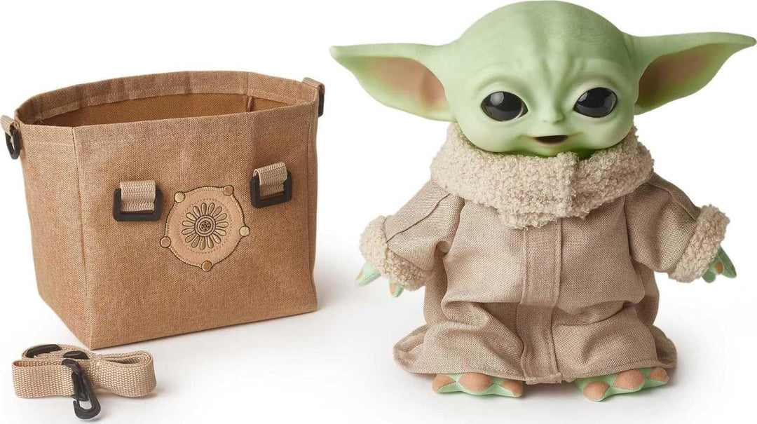 Mattel Disney Star Wars HBX33 - „The Child“ Plüschfigur (ca. 28 cm) aus „The Mandalorian“, zum Samme