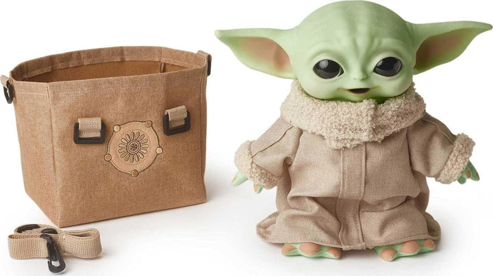 Mattel Disney Star Wars HBX33 - „The Child“ Plüschfigur (ca. 28 cm) aus „The Mandalorian“, zum Samme