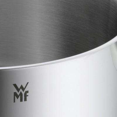 WMF Mattea Topfset Induktion 5-teilig, Kochtopf Set mit Glasdeckel, Cromargan Edelstahl poliert, Ind