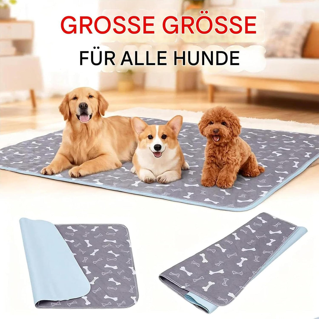 Welpenunterlage Mit Pheromonen, 2 Stück Welpenunterlagen Waschbar, Wasserdicht Puppy Training Pads,
