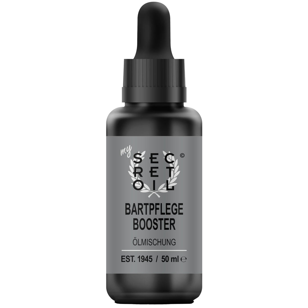 Bartpflegebooster 50 ml – Tiefenwirksame Ölmischung für Deine individuelle Bartpflege – Bartöl für G