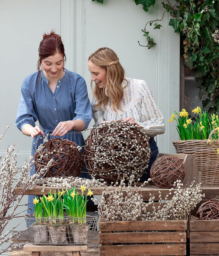 Dehner Weidenkugel, Ø 40 cm, Weidengeflecht, 1.5 kg, Braun