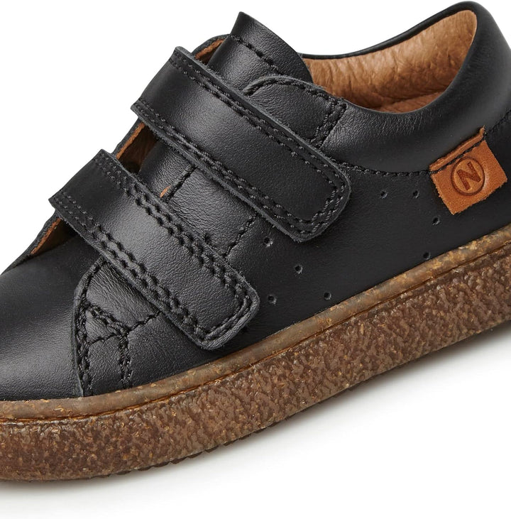 Naturino Carex VL-Sneakers aus Leder 21 EU Schwarz, 21 EU Schwarz
