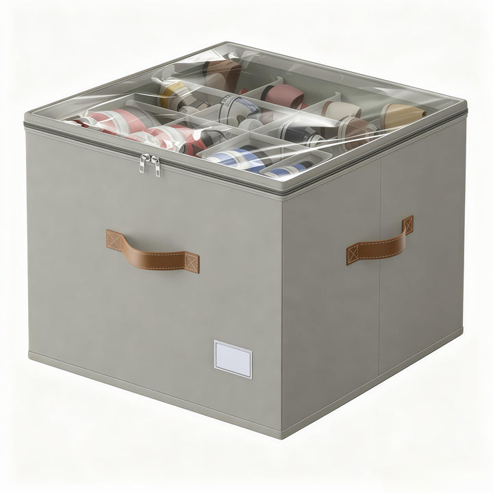 Vincona Schuhorganizer für Closet, Passt 16 Paare, grosse Schuhschrank Schuhbox mit Durchsichtigem D