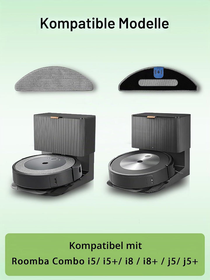 Ersatzteile für iRobot Roomba Combo j5+/j8+, Combo i3+/i5+/i8+ | Staubsauger ersatzteilset: 1 Gummiw