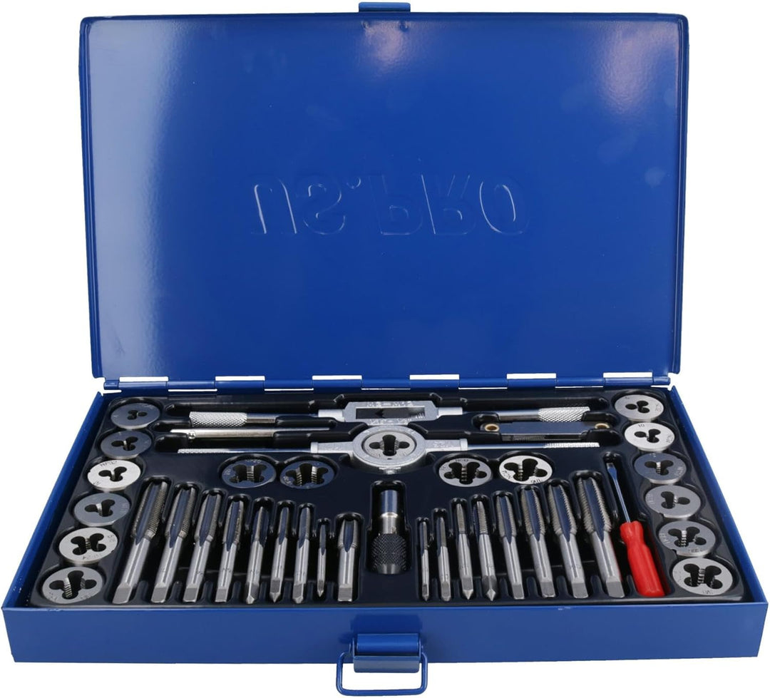 UNC/UNF imperial/af Spiel tarauds und Branchen SAE 40pc kit Reparatur Filetieren,526 /