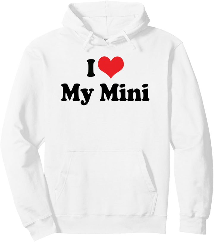Ich liebe Red Heart, mein britisches Mini-Auto Pullover Hoodie