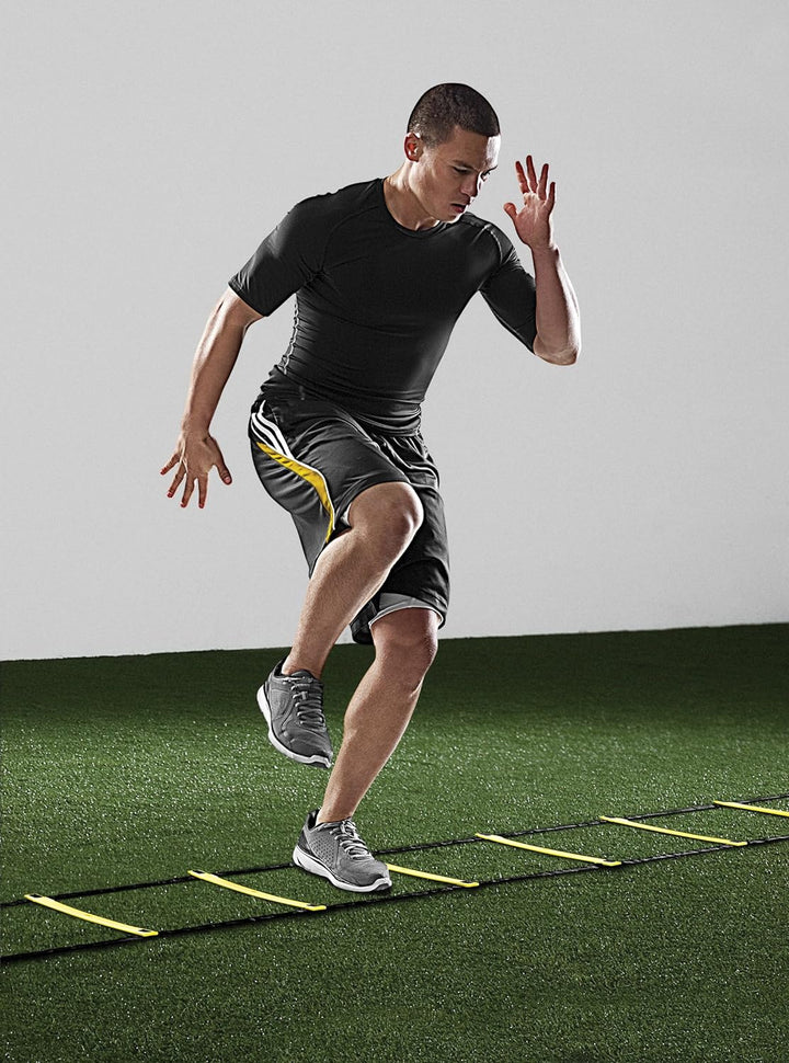 SKLZ SAQ-SL01-02 Training Agility Koordination Leiter Quick Ladder Yellow/Black Einheitsgrösse, Einh