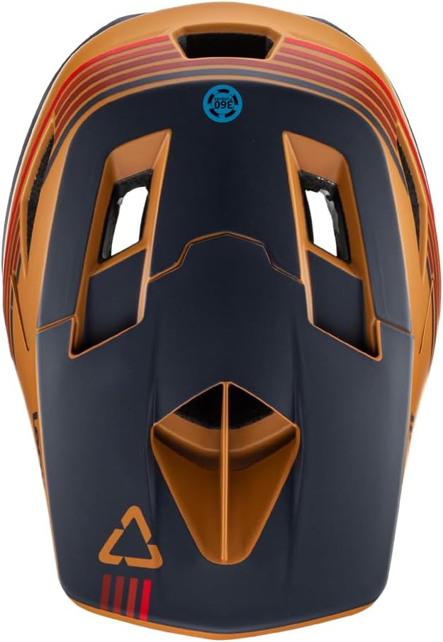 Leatt MTB Gravity 4.0 Helm orange/grau, L