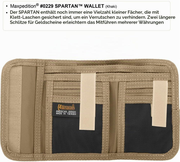 Maxpedition Spartan Wallet Khaki
