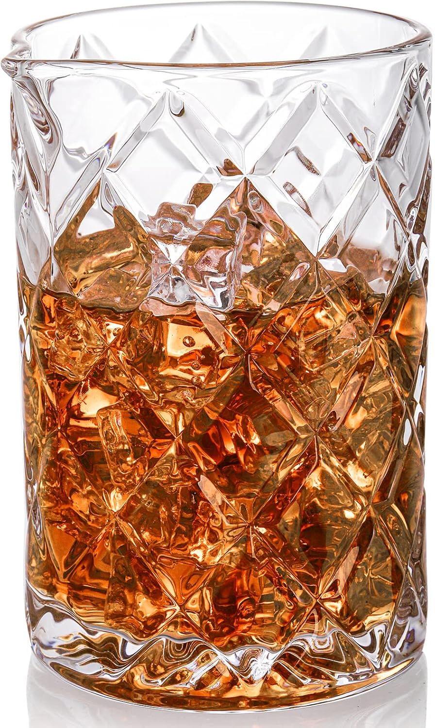 Tebery 2 Stück 700ml Cocktail Mixing Glas, Crystal Cocktail Mixing Krug, dicker Boden nahtlose Bar M