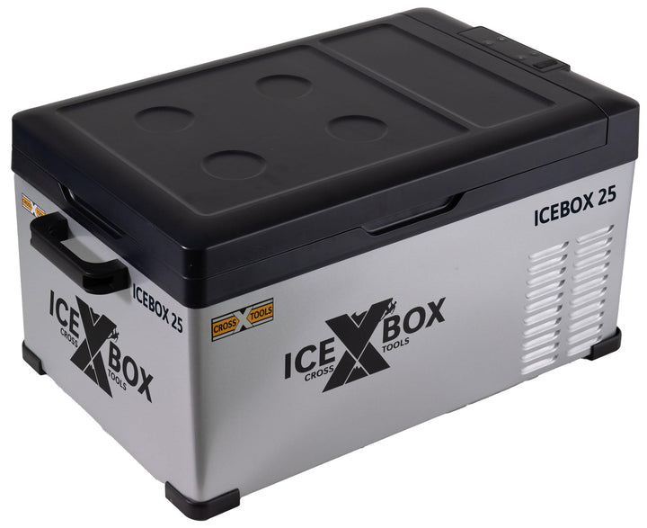 elektrische Kühlbox 22L - Kompressor Gefrierbox für Camping & Auto, bis -20°C, Portable Kühl- und Ge