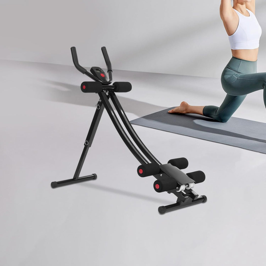 Bauchmuskeltrainer Bauchtrainer für Zuhause, Bauch Trainingsgerät Klappbar Bauchmuskeltraining Gerät