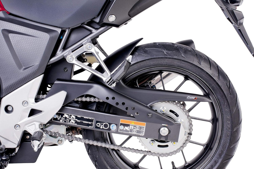 Hinterradabdeckung Puig Honda CB 500 F/X / CBR 500 R 2013-2016 schwarz matt Mattschwarz, Mattschwarz