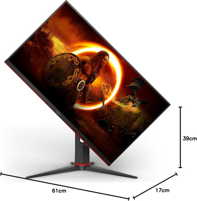 AOC Gaming Q27G2S - 27 Zoll QHD Monitor, 165 Hz, 1 ms, Adaptive Sync (2560x1440, HDMI, DisplayPort)