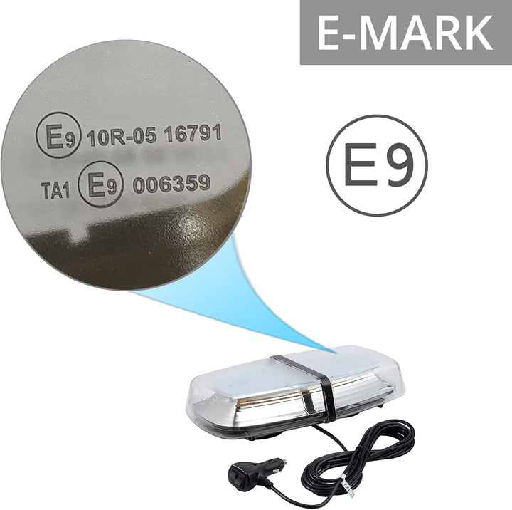 Auto Blinkende Blitzlicht Emergenecy Warnung Lichter 72LED 18W Bernsteinfarbene Warnblinkanlage Bar