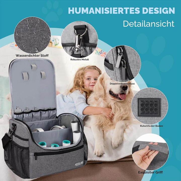 POCDUORG Tragetasche für Haustierpflege-Zubehör, kompatibel mit Oneisall/Neabot Hundepflegesauger, g