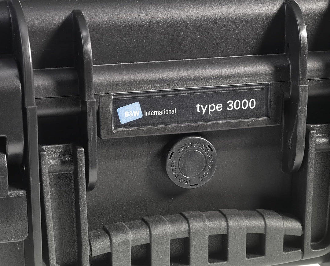 B&W Transportkoffer Outdoor - Typ 6700 Orange - mit Würfelschaum, Trolley Koffer, ideal auf Tour - w