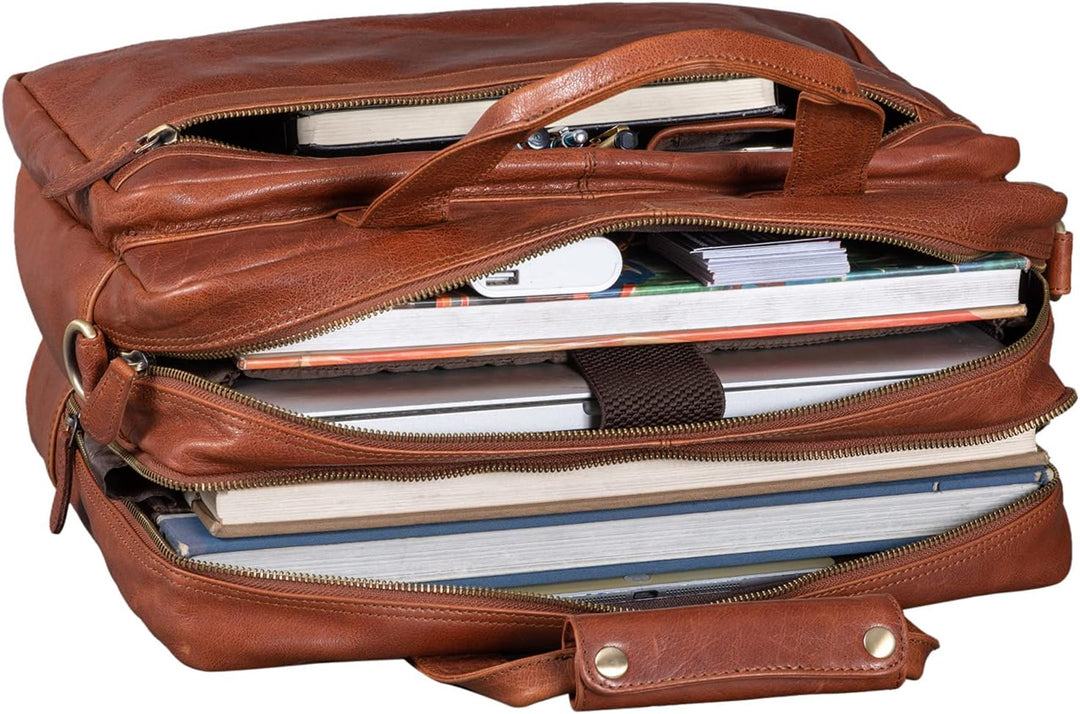 STILORD 'Adventure' Lehrertasche Herren Damen Aktentasche Office Büro Schulter- oder Umhängetasche B