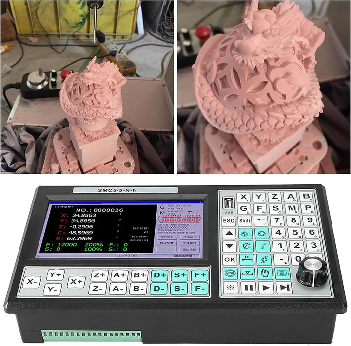 Hilitand CNC-Bewegungssteuerung, 5-Achsen-Offline-Bewegungssteuerung Ersetzen Sie den 500KHz USB Mot