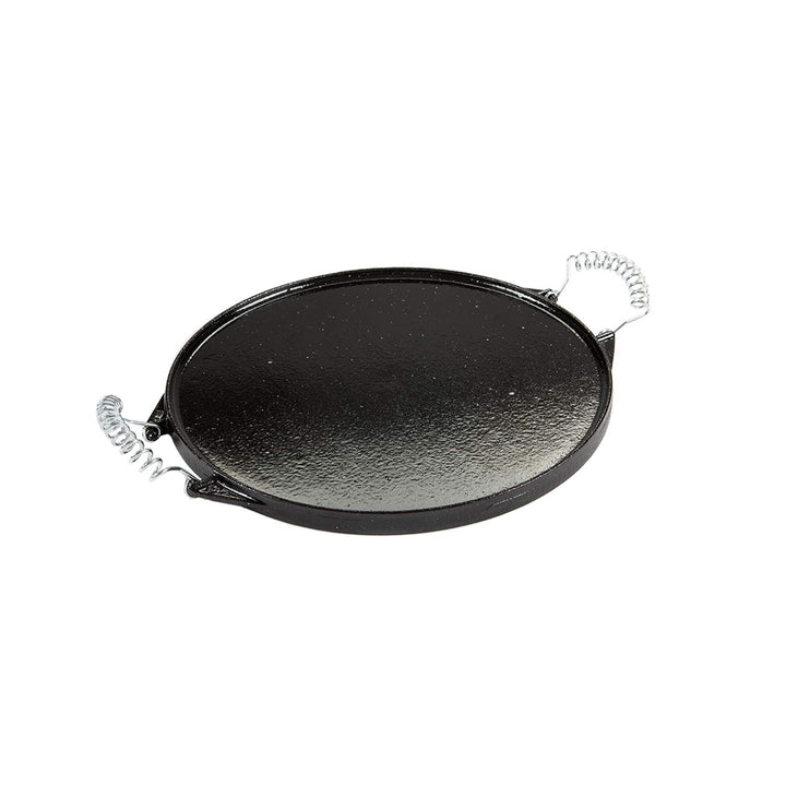 Grillplatte, Plancha 25cm aus Eisenguss emailliert 30 x 30 x 25 cm, 30 x 30 x 25 cm