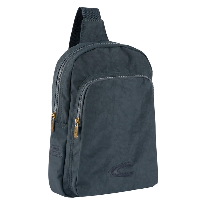 camel active Journey Herren Handtasche Sling Bag Rucksack, 5 L, Dark Blue
