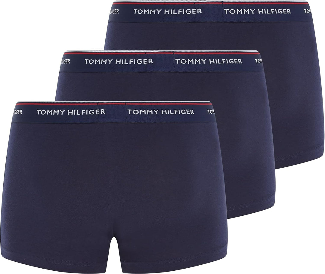 Tommy Hilfiger Herren Boxershorts (3er Pack) S Blau (Peacoat), S Blau (Peacoat)