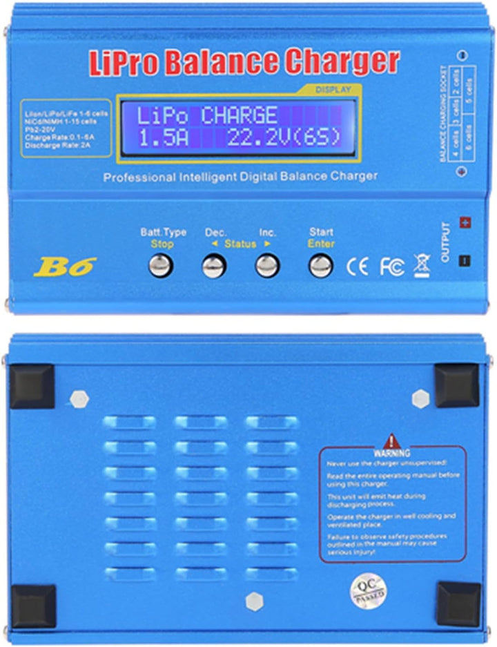 FTVOGUE B6 80W Digital LCD Balance Ladegerät Entlader Parallel Ladegerät für LLiPo NiMH RC Batterie