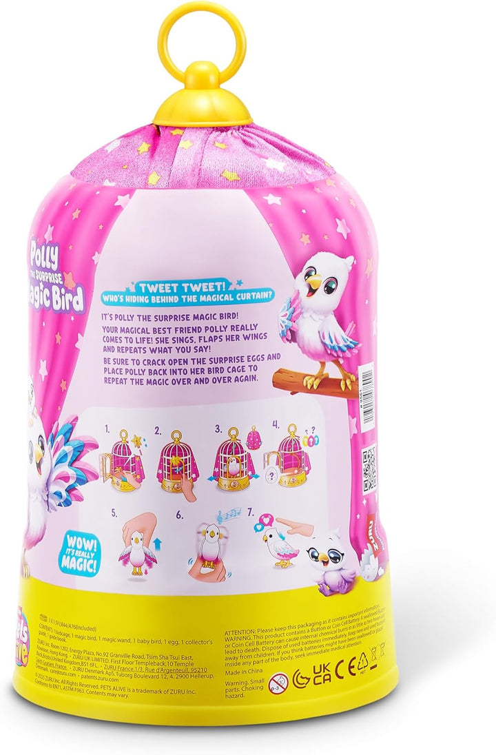 Pets Alive Polly The Magic Bird von ZURU, Roboterspielzeug, Vogel