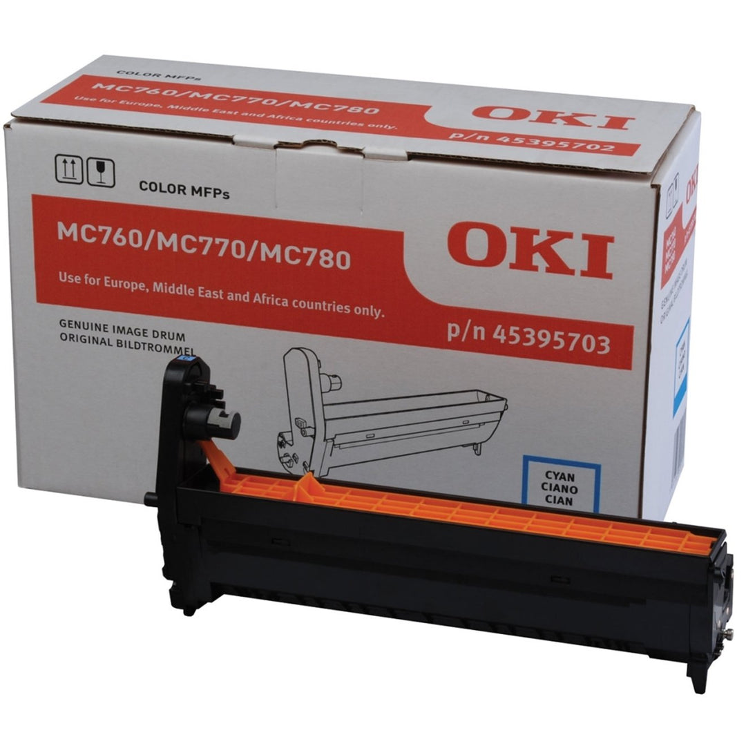 Oki 45395703 Image Drum Mc760, 770, 780, 30000 Seiten, cyan