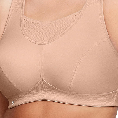 Glamorise Damen Bustier BH mit Perfektem Halt Sports Bra 75C Haut, 75C Haut