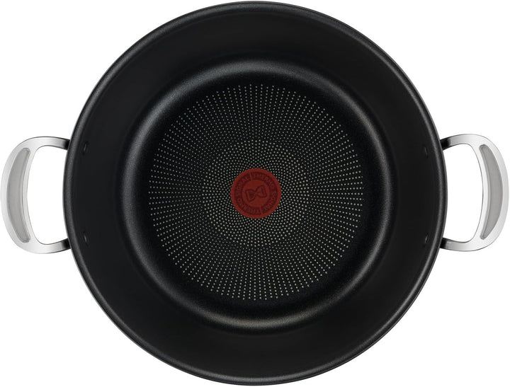 Tefal H91254 Jamie Oliver Batch-Cooking Set | Harteloxierter Kochtopf 30 cm | Antihaftversiegelung |