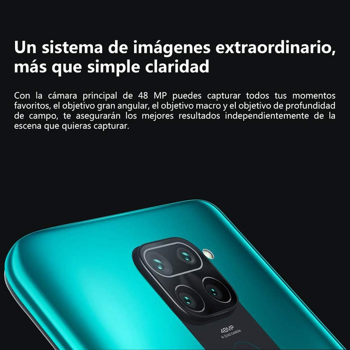 Xiaomi Redmi Note 9 - Smartphone RAM 4GB ROM 128GB 6.53 ”FHD + DotDisplay 48MP Quad Kamera Hotshot 3