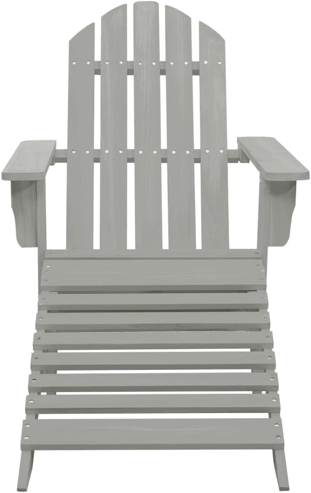 vidaXL Holz Gartensessel mit Fussstütze Deckchair Gartenstuhl Gartenliege Sonnenliege Sonnenliege Li
