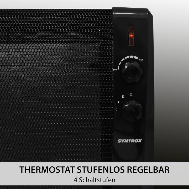 Syntrox Germany 2400W Infrarotheizung Glimpa | Wärmewellenheizung | Infrarotheizer, Effiziente Raumw