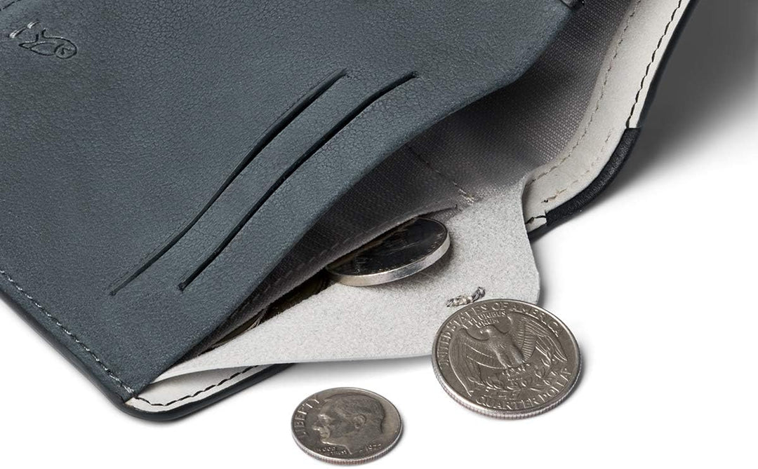 Bellroy Note Sleeve – Premium Edition - Black (Schlanke Leder Brieftasche) Schwarz, Schwarz