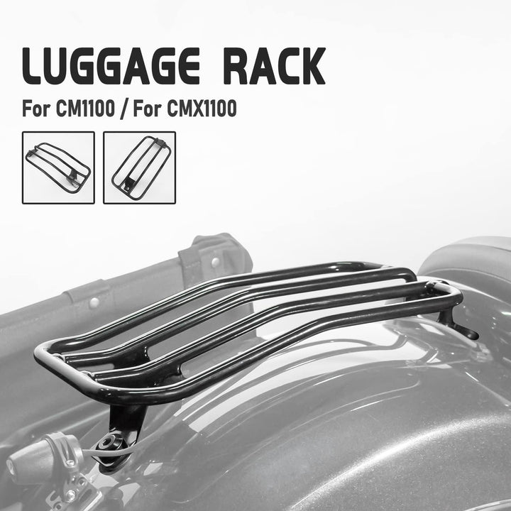 Fayedenicy Motorrad Hinten Solo Sitz Gepäckträger Stützregal Rack Halter für H.onda Rebel CMX1100 CM