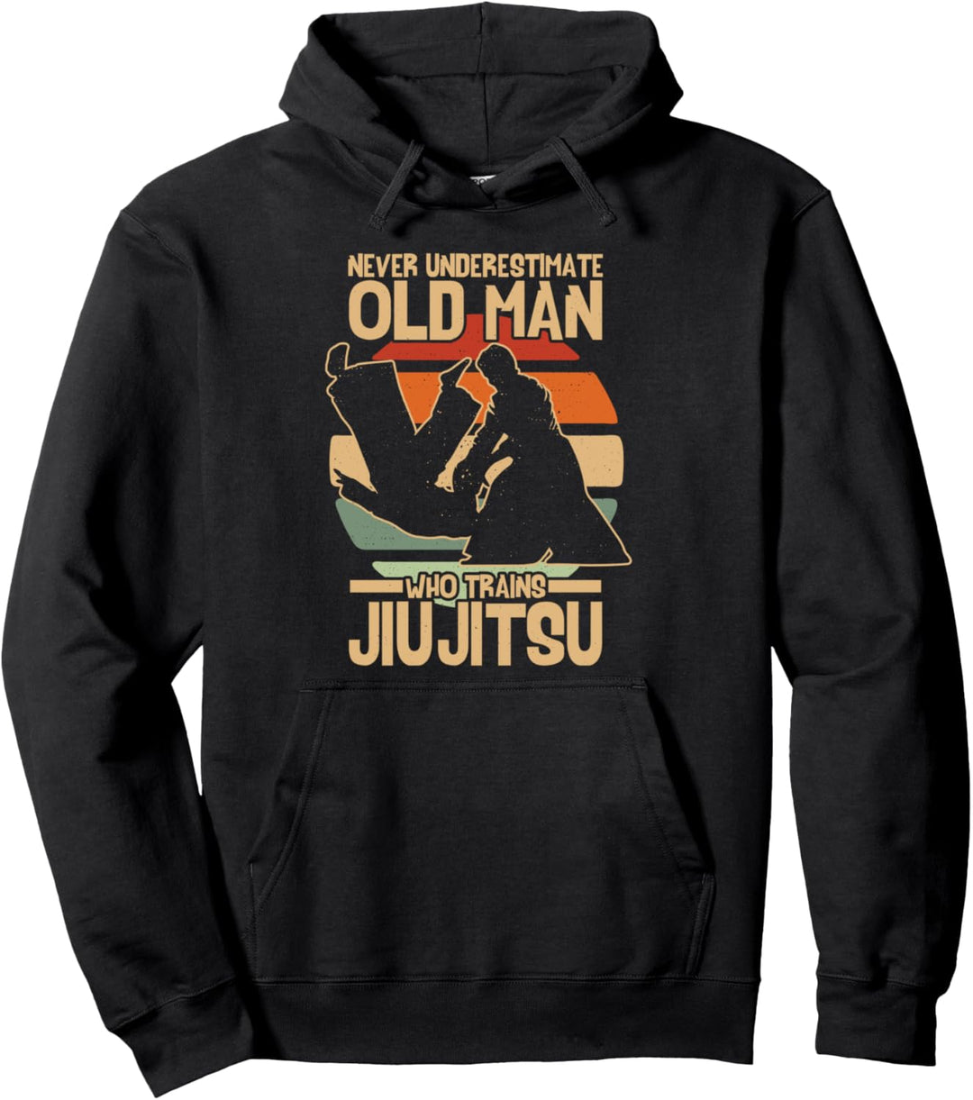 Jiu Jitsu BJJ Vintage-Jujutsu-Kampfkünste für alte Männer Pullover Hoodie