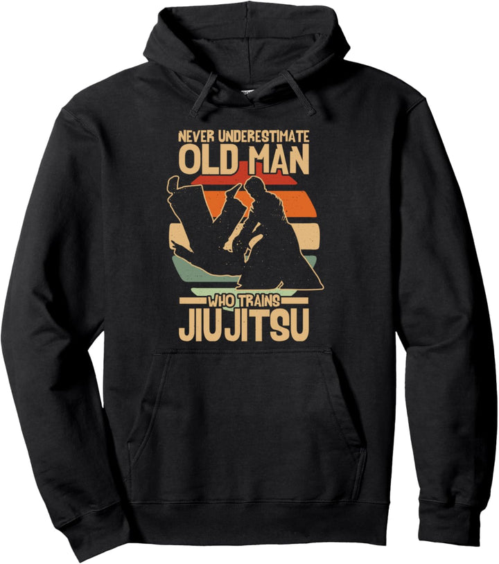 Jiu Jitsu BJJ Vintage-Jujutsu-Kampfkünste für alte Männer Pullover Hoodie