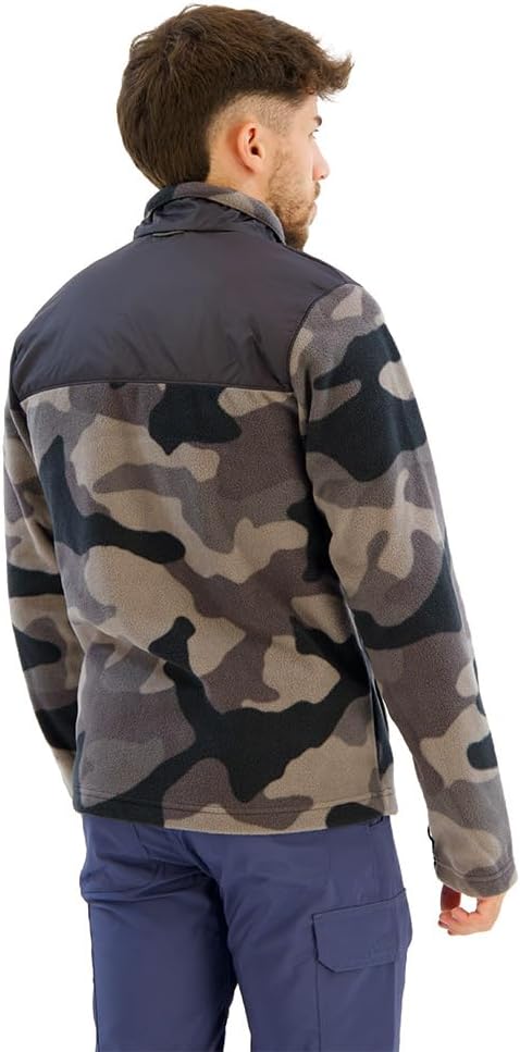 Columbia Men's Bugaboo Fleece Interchange Jacket, 3 In 1 Interchange Winter Coat, Ancient Fossil, Si