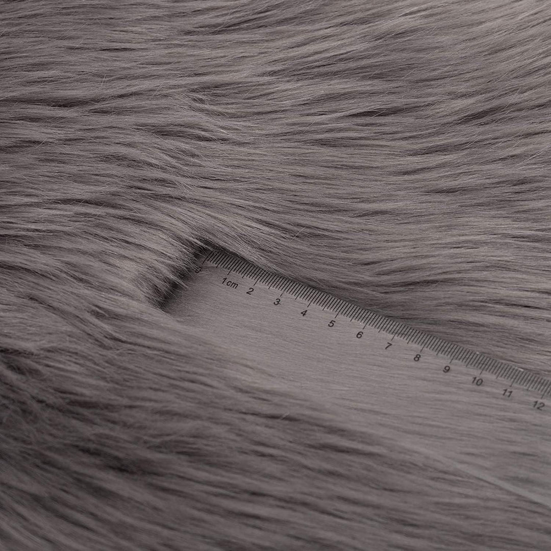 WOLTU Fellteppiche Schaffell, Kunstfell Lammfellimitat Teppich flauschig, Longhair Fell Optik, Dekof
