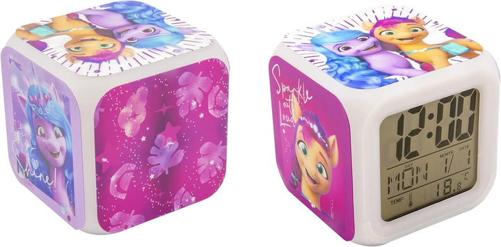 Joy Toy Little Pony - The Movie 2 Würfel-Wecker 8x8x8 cm, 42671, Bunt, klein