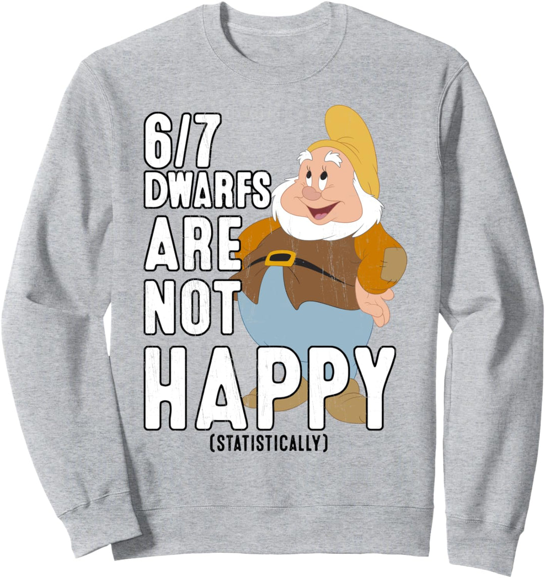 Disney Snow White Not Happy Dwarfs Sweatshirt