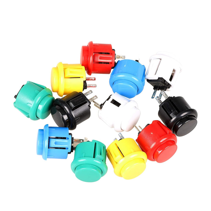 EG STARTS Arcade DIY Kits Controller USB Encoder für PC-Spiele 8 Wege Stick + 4x 24mm + 16x 30mm Dru