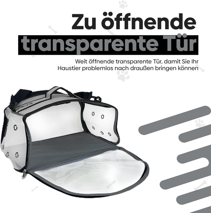 EVE Textile Hunde Tragetasche | Katzen Tragetasche | Hundetasche | Katzentasche | Hunde Umhängetasch