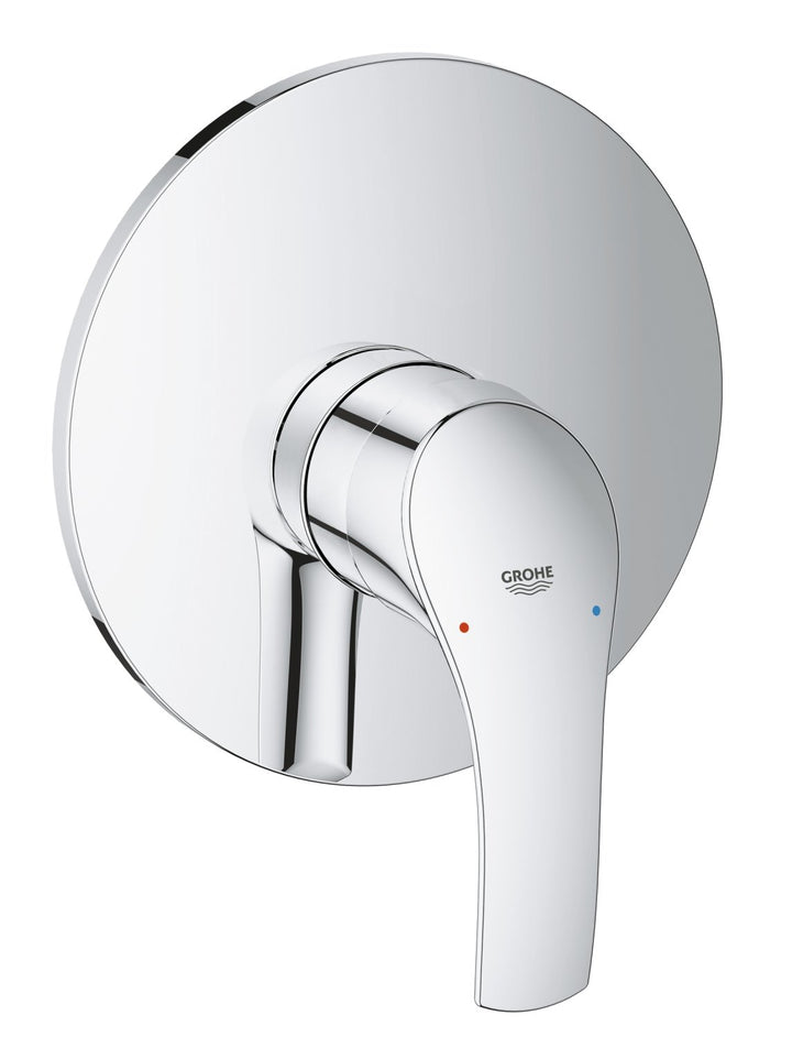 GROHE Eurosmart Brausearmatur Fertigmontageset, ohne Unterputz-Einbaukörper 19451002, Silber Brauseb