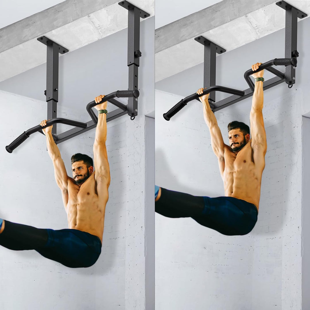 SELEWARE Klimzugststange Wand Klimmzugstange Decke -Pull Up Bar Klimmzugstange zur Deckenmontage, ve
